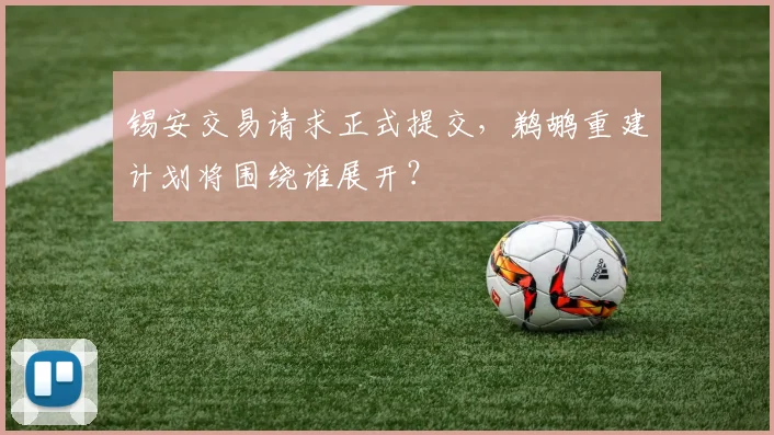 锡安交易请求正式提交，鹈鹕重建计划将围绕谁展开？